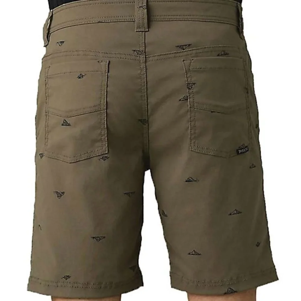 NWT Prana Men's Brion 11 inch Short in Slate Green Crux Rock - Size 30 - Picture 10 of 10